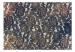 Fototapeta Czarna koronka z żółtymi prześwitami - deseń w barokowe ornamenty 64237 additionalThumb 1