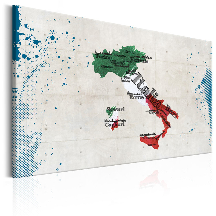 Obraz Mapa: Włochy 90237 additionalImage 2