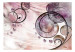 Fototapeta Diamentowa rapsodia - ornament w abstrakcyjne różowe esy floresy oraz diamentowe dodatki w stylu barokowym i retro 66167 additionalThumb 1