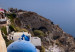 Obraz Słoneczny pejzaż Santorini - krajobraz z morzem i architekturą grecką 136077 additionalThumb 5