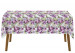 Obrus na stół Radosny bukiet - kompozycja fioletowych kwiatów na białym tle 147287 additionalThumb 4