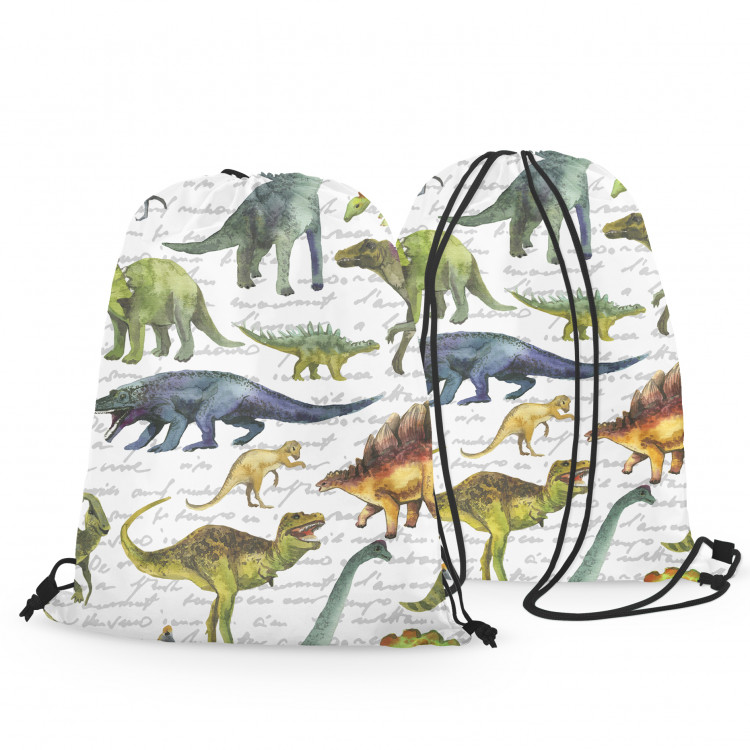 Worek plecak Wielkie gady - graficzny wzór z dinozaurami do pokoju dziecka 147397 additionalImage 2