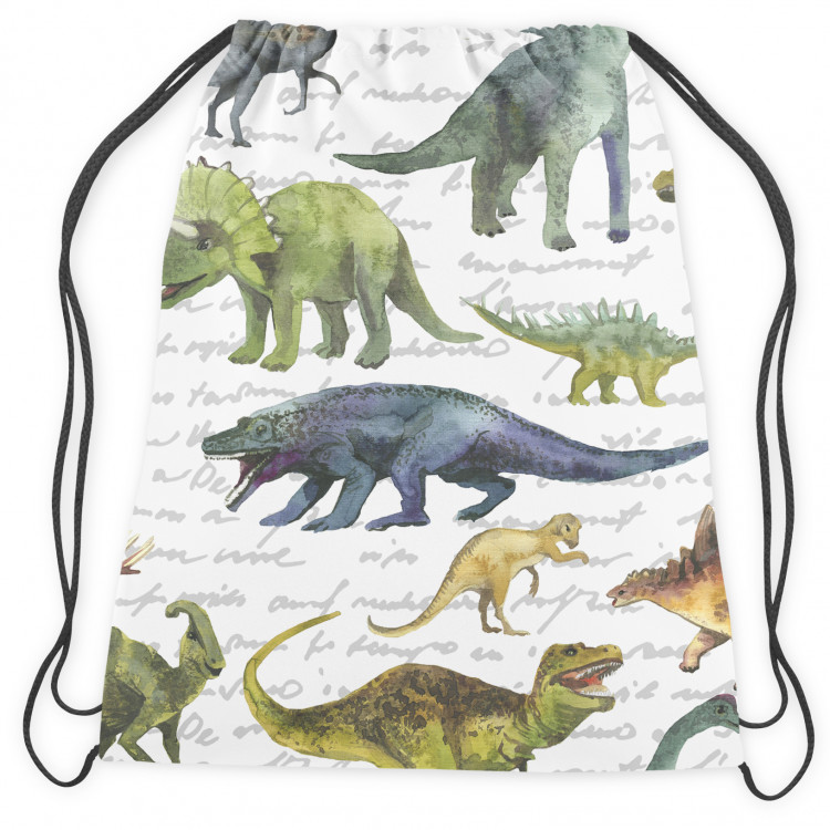 Worek plecak Wielkie gady - graficzny wzór z dinozaurami do pokoju dziecka 147397 additionalImage 3