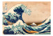 Fototapeta Hokusai: Wielka fala w Kanagawie (Reprodukcja) 97908 additionalThumb 1