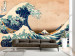 Fototapeta Hokusai: Wielka fala w Kanagawie (Reprodukcja) 97908