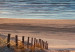 Obraz koło Wspomnienie wakacji - zachód słońca na piaszczystej plaży 148618 additionalThumb 3