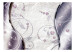 Fototapeta Nowoczesny blask - srebrne tło z różowymi diamentami z efektem fali 60128 additionalThumb 1