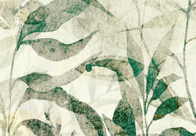 Fototapeta Natura w środku lata - subtelna kompozycja z motywem zielonych liści 135938 additionalImage 3