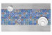 Bieżnik na stół Błękitne połączenia - motyw inspirowany ceramiką w stylu patchwork 147238 additionalThumb 4