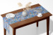 Bieżnik na stół Błękitne połączenia - motyw inspirowany ceramiką w stylu patchwork 147238 additionalThumb 5