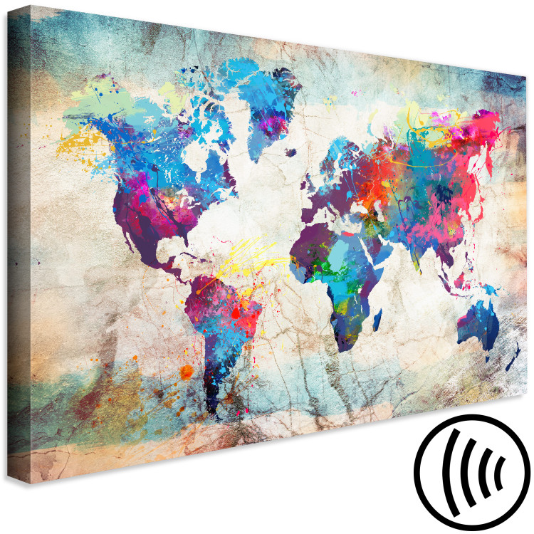 Obraz Mapa świata: Kolorowe szaleństwo 97548 additionalImage 6