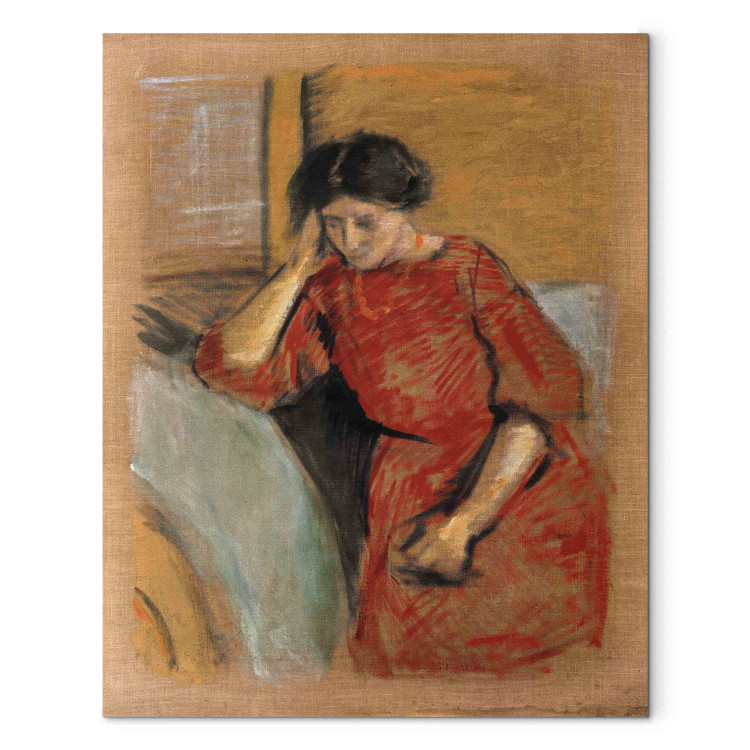 Reprodukcja obrazu Elisabeth in a red dress 156958