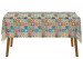 Obrus na stół Hiszpańska arabeska - motyw inspirowany ceramiką w stylu patchwork 147168 additionalThumb 4