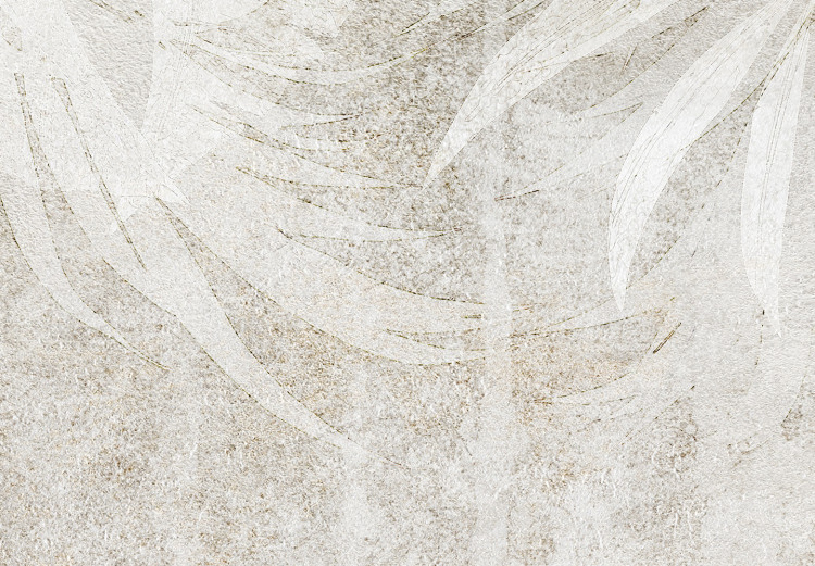 Fototapeta Etiuda natury - beżowe abstrakcyjne tło z kształtami liści w tle 148598 additionalImage 3