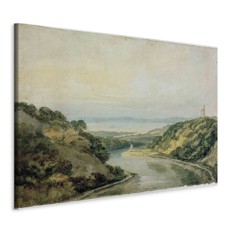 Reprodukcja obrazu The Avon Gorge looking towards Bristol Channel, with Cooks Folly 153798 additionalImage 2