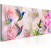 Obraz Kolorowe kolibry (1-częściowy) wąski 108029 additionalThumb 2