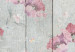 Fototapeta Czerwone maki vintage - jednolite tło w deseń z motywem roślinnym 142729 additionalThumb 4