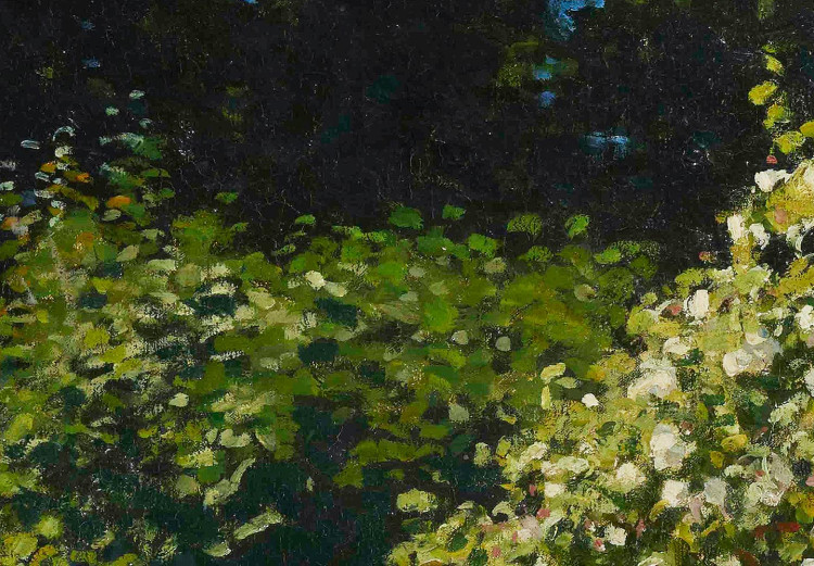 Obraz koło Kobieta w ogrodzie, Claude Monet - wiosenny pejzaż roślinności 148729 additionalImage 3