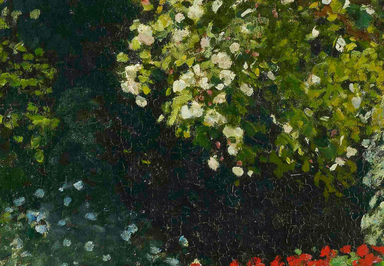 Obraz koło Kobieta w ogrodzie, Claude Monet - wiosenny pejzaż roślinności 148729 additionalImage 4