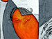Obraz Przenikanie (1-częściowy) - abstrakcja w kolorowy deseń na białym tle 48329 additionalThumb 2