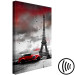 Obraz Czerwony samochód w Paryżu (1-częściowy) pionowy 113749 additionalThumb 6