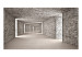 Fototapeta Tunel 3D - powiększająca wnętrze przestrzeń z dekoracyjnym kamieniem 146449 additionalThumb 1