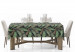 Obrus na stół Oblicze liści - zielono-brązowa kompozycja inspirowana naturą 147159 additionalThumb 4