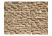 Fototapeta Stara kamienna ściana - deseń w mur z kamienia w kolorze piaskowym 60989 additionalThumb 1