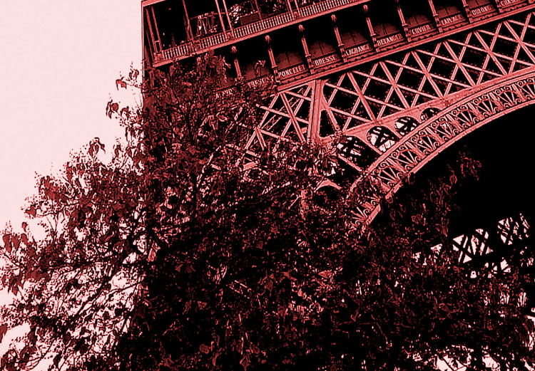 Plakat Paryski kolaż - trzy zdjęcia wieży Eiffla w narodowych barwach Francji 144799 additionalImage 2