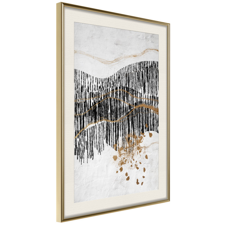 Plakat Dzikie ścieżki - abstrakcyjne przedstawienie pejzażu górskiego 145499 additionalImage 25