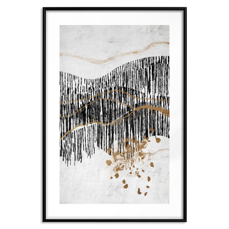 Plakat Dzikie ścieżki - abstrakcyjne przedstawienie pejzażu górskiego 145499 additionalImage 14