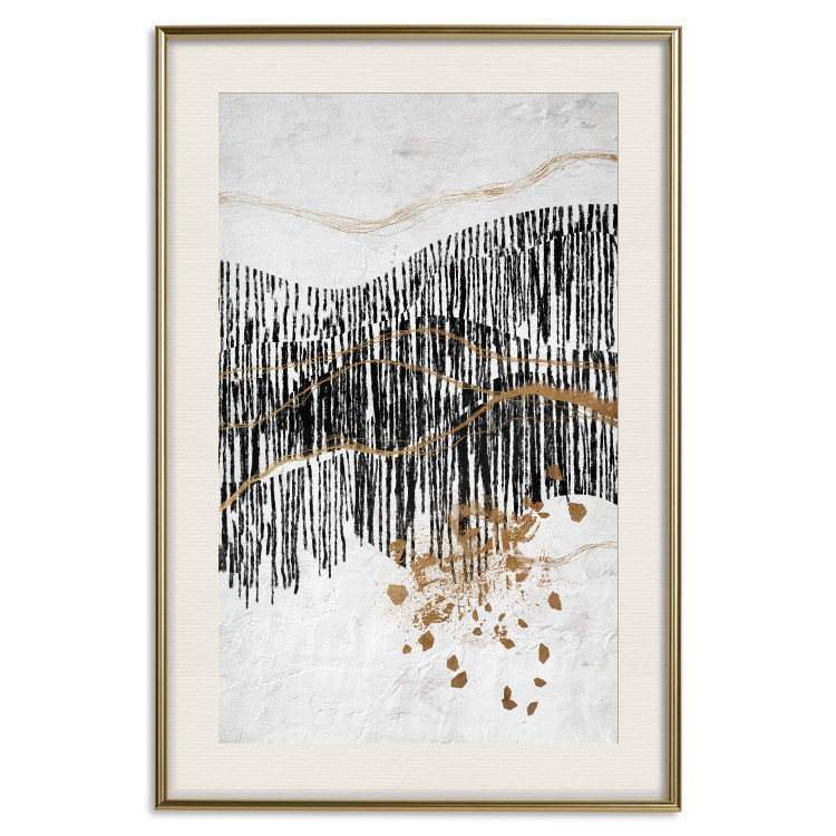 Plakat Dzikie ścieżki - abstrakcyjne przedstawienie pejzażu górskiego 145499 additionalImage 19