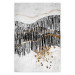 Plakat Dzikie ścieżki - abstrakcyjne przedstawienie pejzażu górskiego 145499
