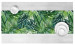 Bieżnik na stół Zielony kącik – liście o różnych kształtach, ukazane na białym tle 147299 additionalThumb 3
